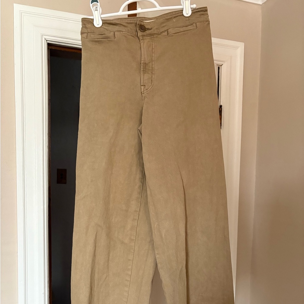 Madewell Curvy Emmett Wide-leg Ankle Pants 26